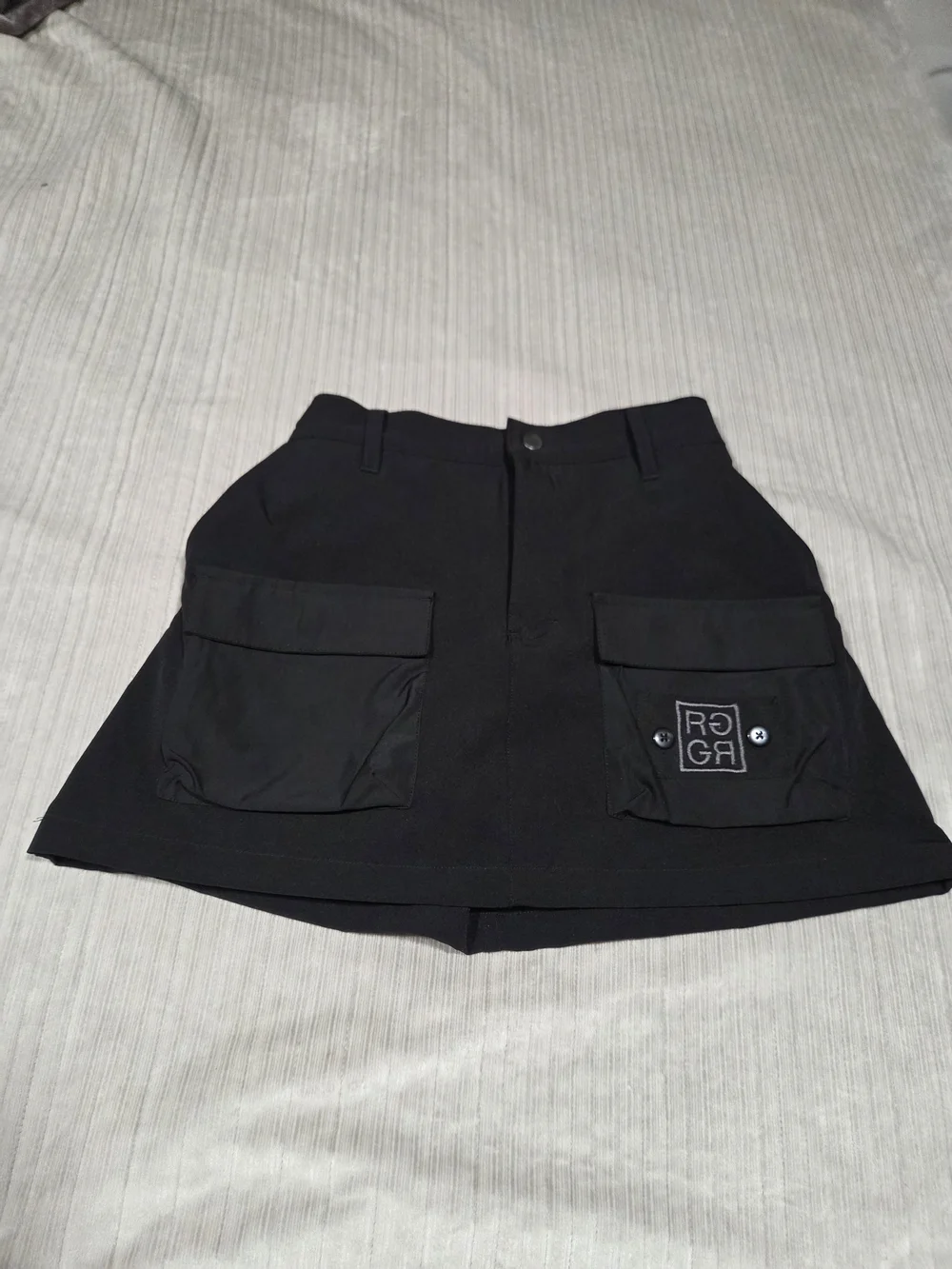 RUFFLOG Hyper Stretch Golf Skirt in Black